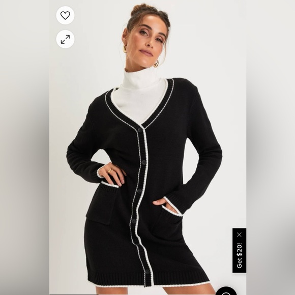 Mini Cardigan Dress from Lulus - Picture 4 of 5